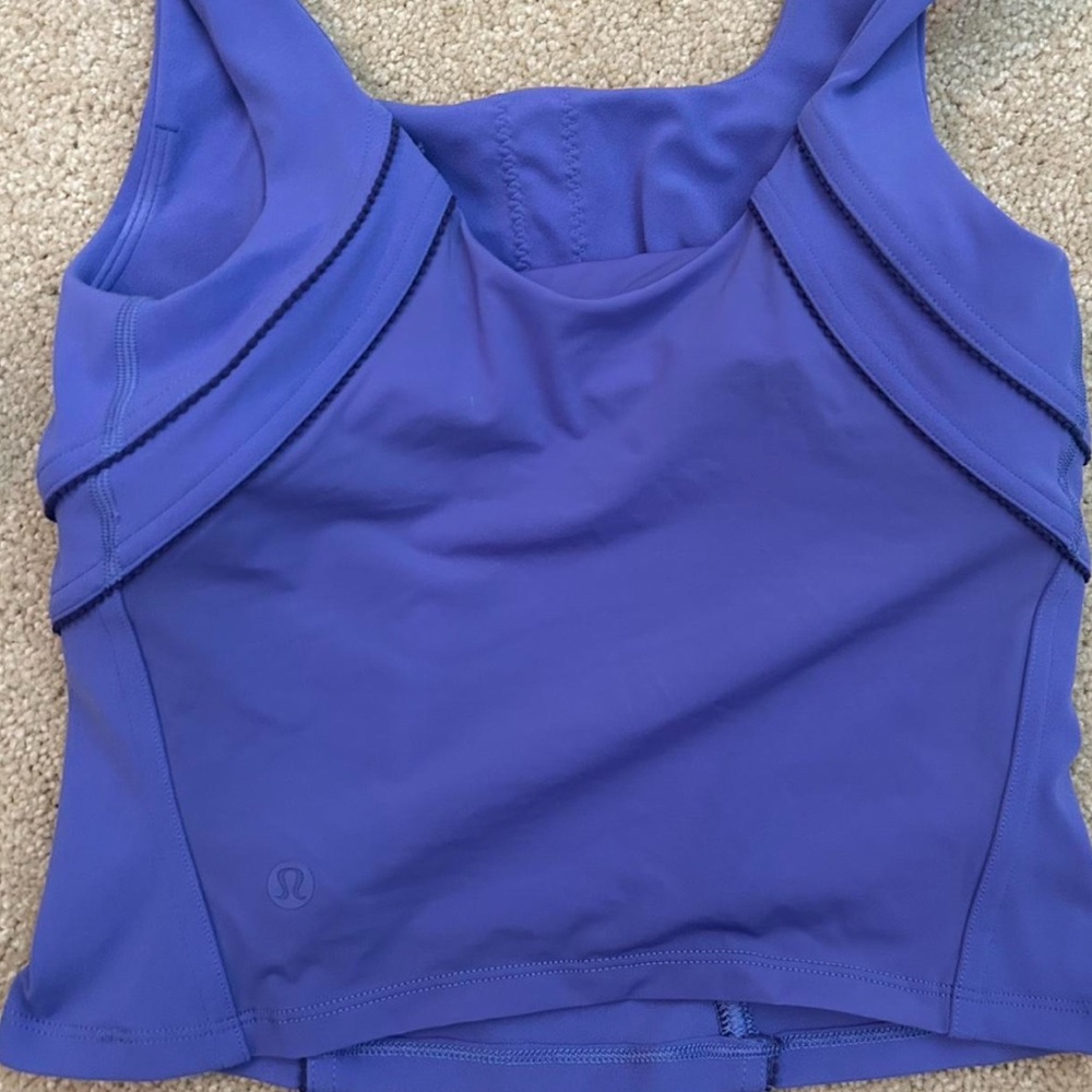 Purple mesh lululemon top.Size 2